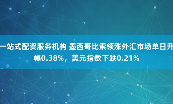 一站式配资服务机构 墨西哥比索领涨外汇市场单日升幅0.38%，美元指数下跌0.21%
